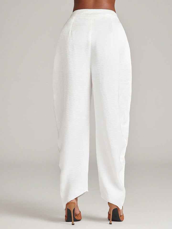 Pantaloni SHEIN, alb