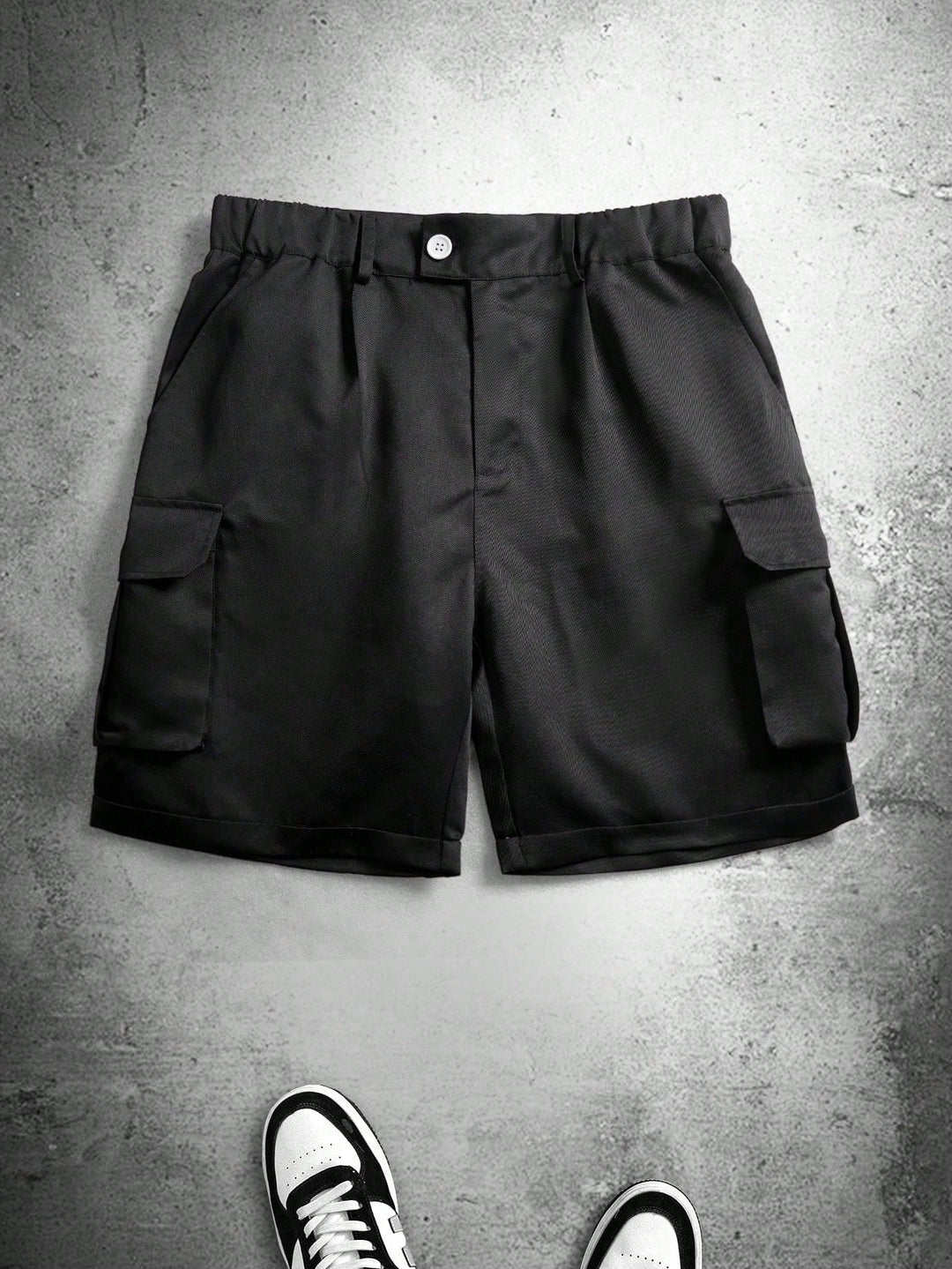Pantaloni scurți SHEIN, negru