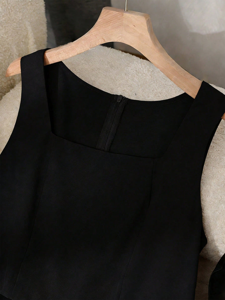 Rochie midi SHEIN, negru