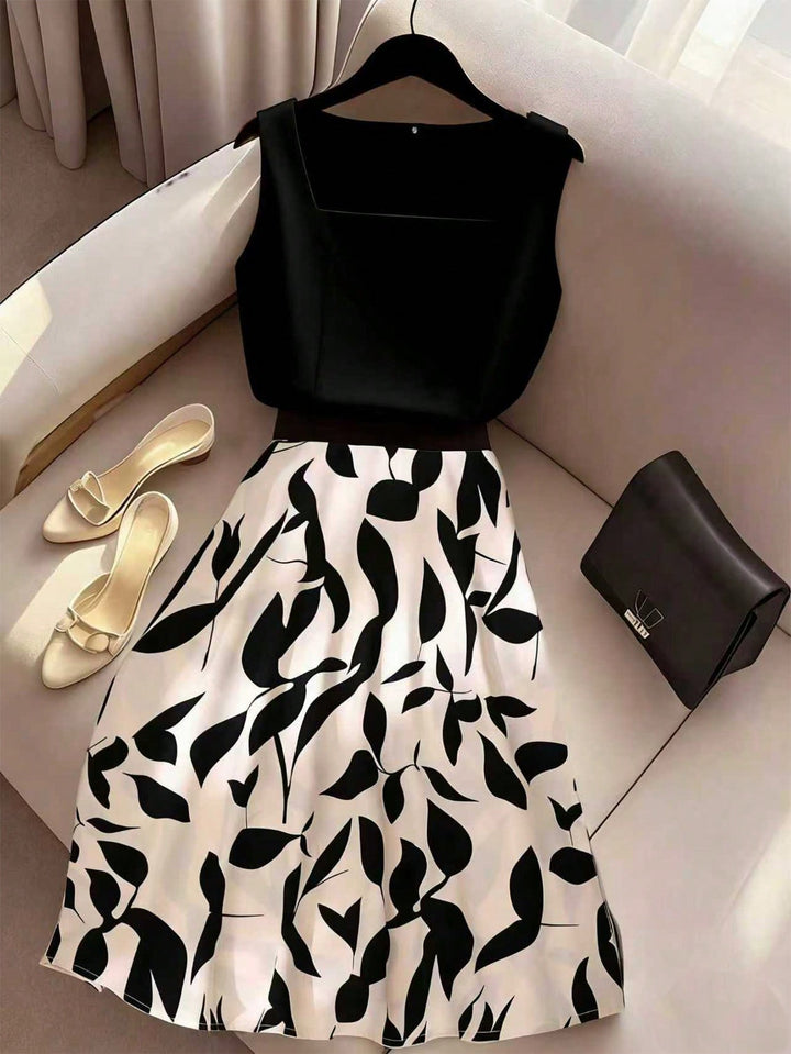 Rochie midi SHEIN, mix culori