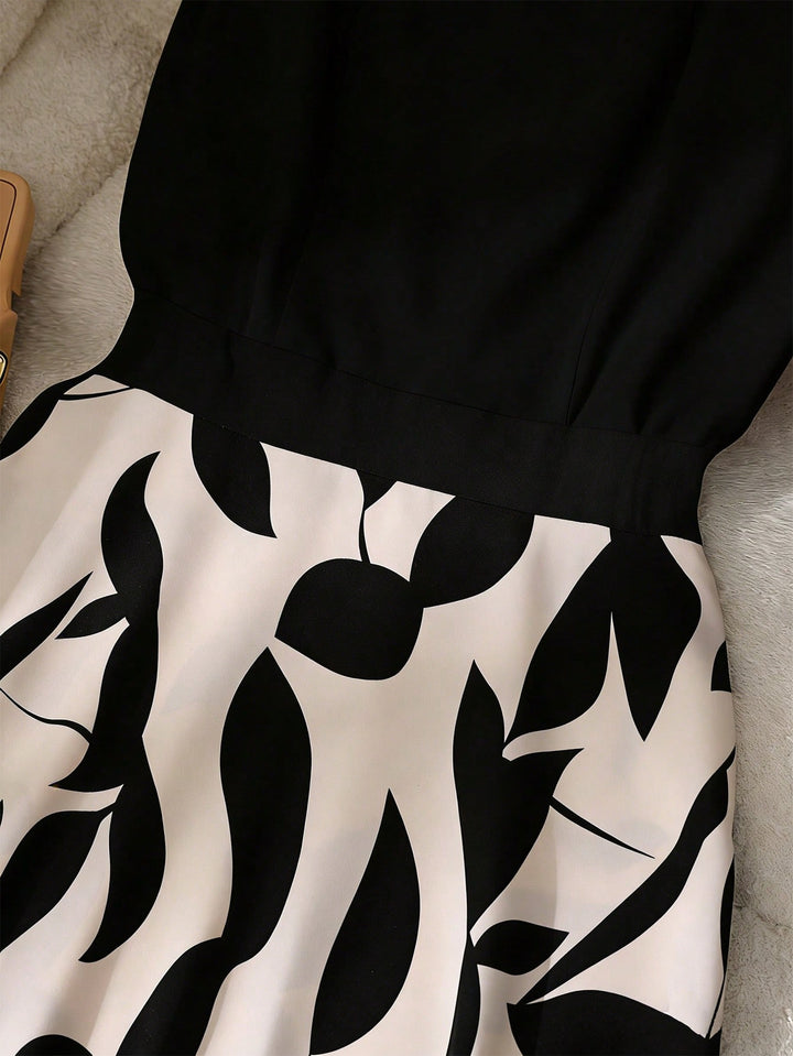 Rochie midi SHEIN, mix culori