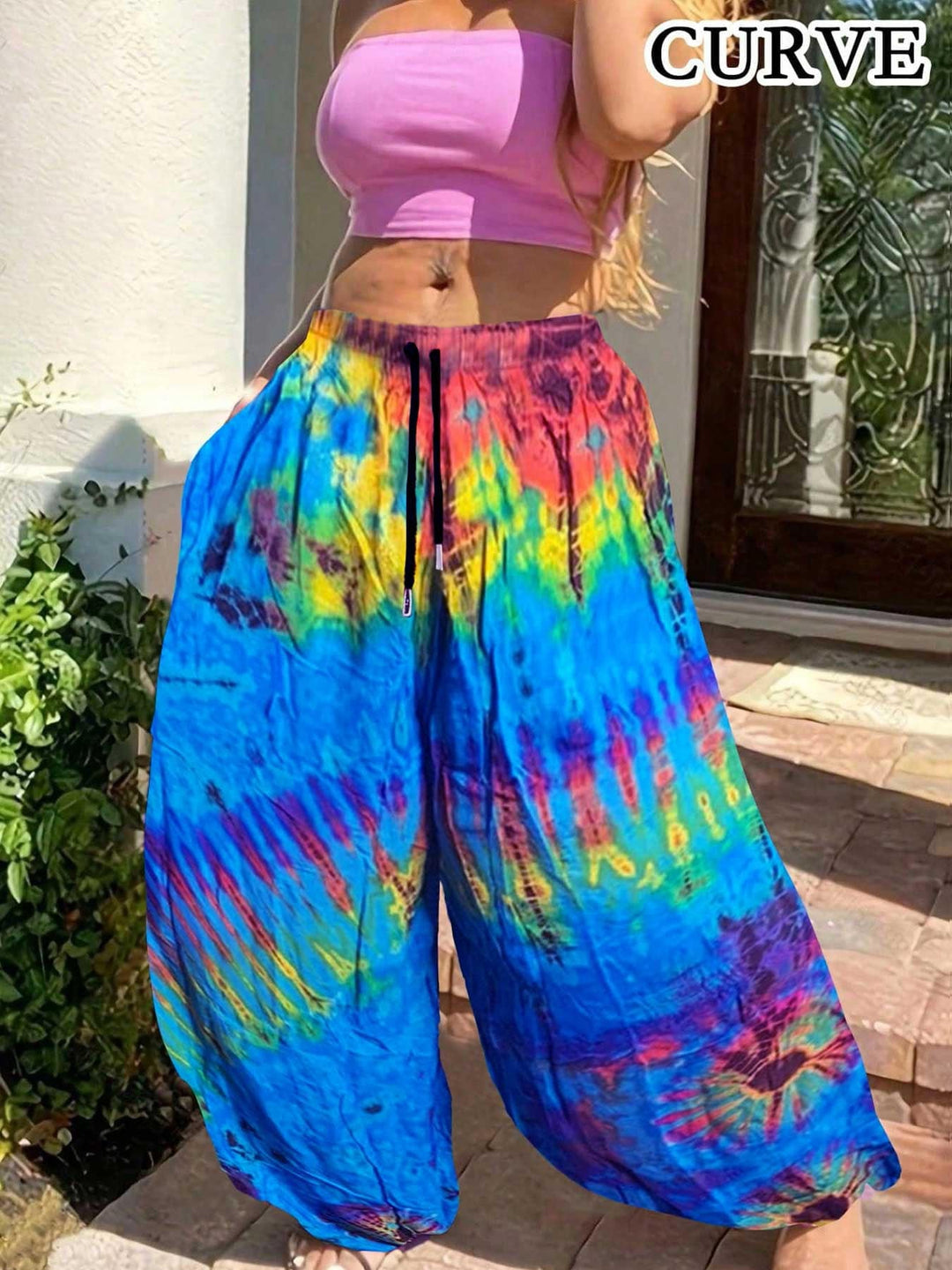 Pantaloni SHEIN, albastru