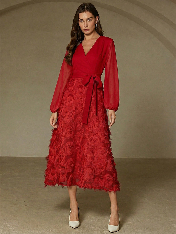 Rochie maxi SHEIN, roșu