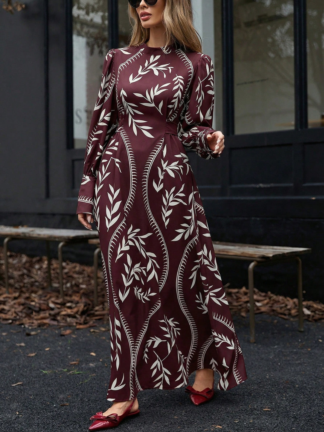 Rochie maxi SHEIN, mix culori