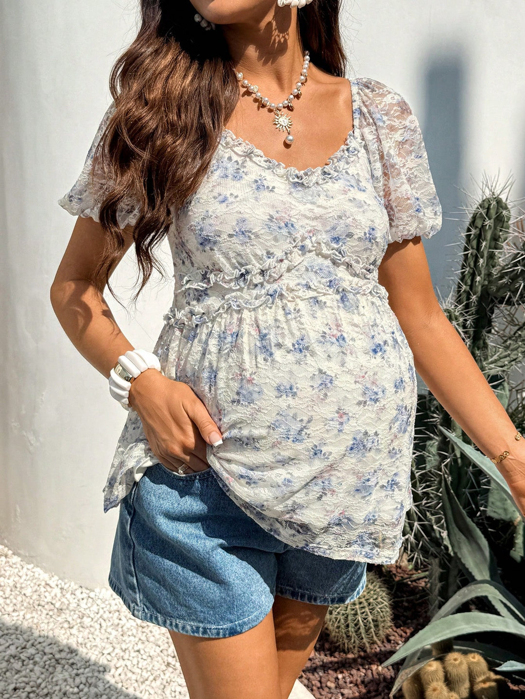 Tricou SHEIN, albastru