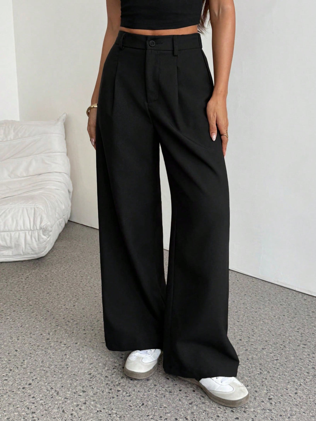 Pantaloni SHEIN, negru