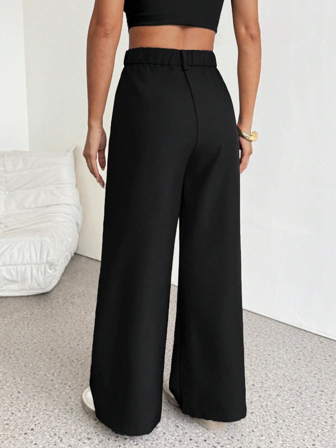 Pantaloni SHEIN, negru