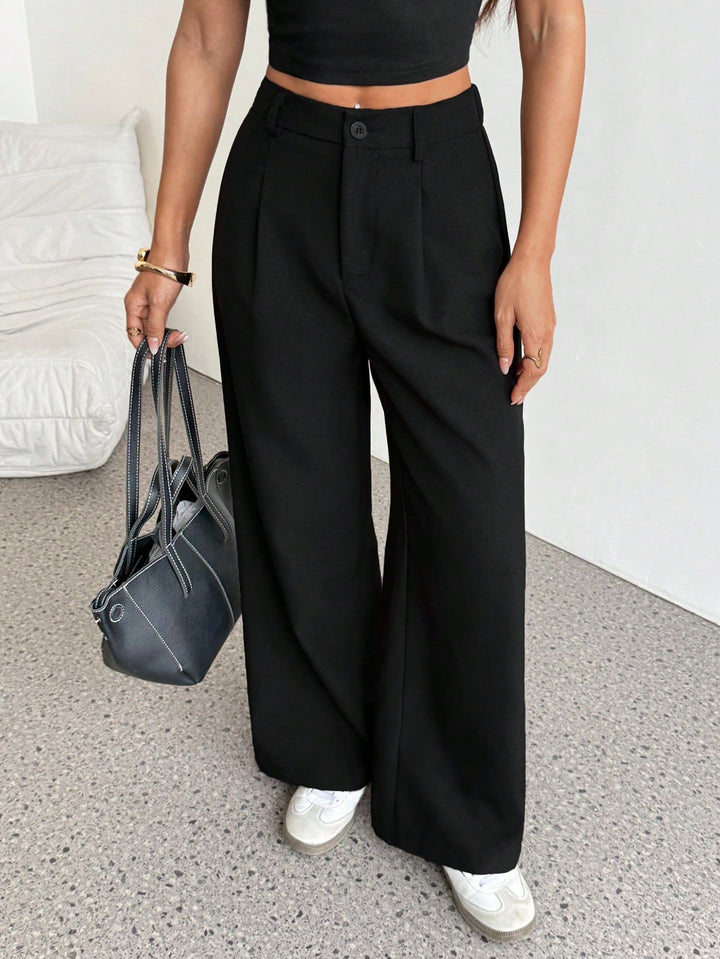 Pantaloni SHEIN, negru