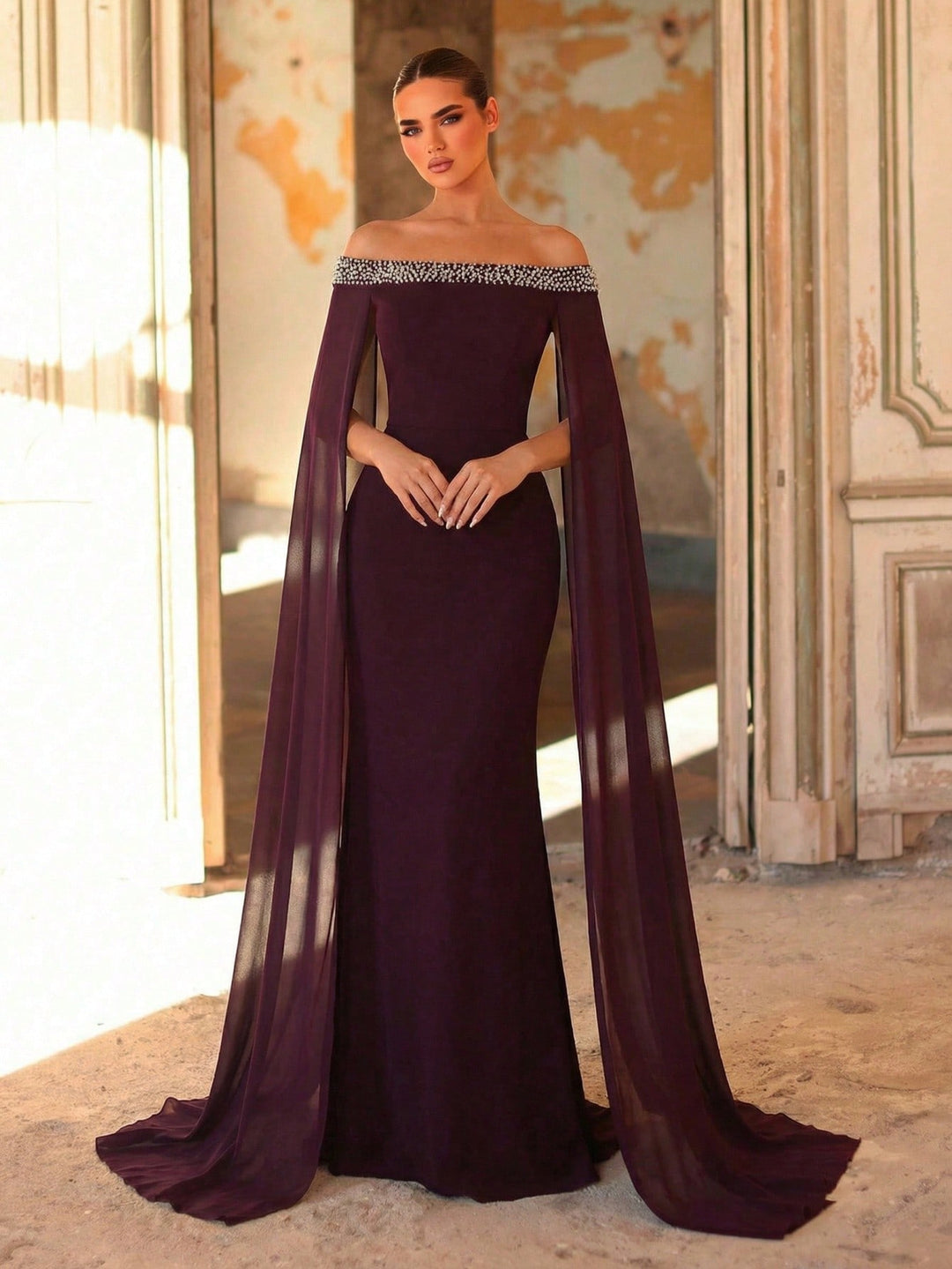Rochie SHEIN, vișiniu