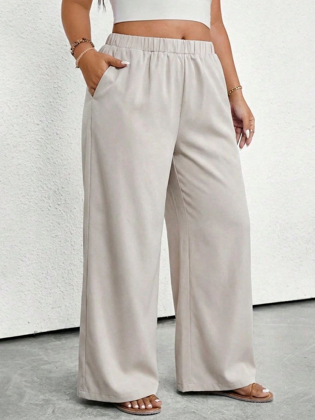 Pantaloni SHEIN, bej