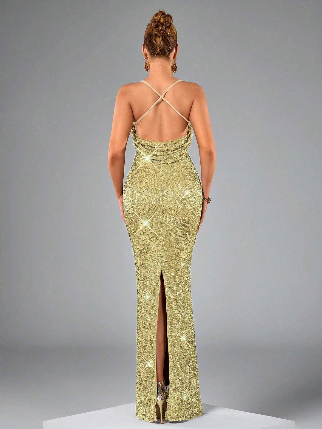 Rochie SHEIN, auriu