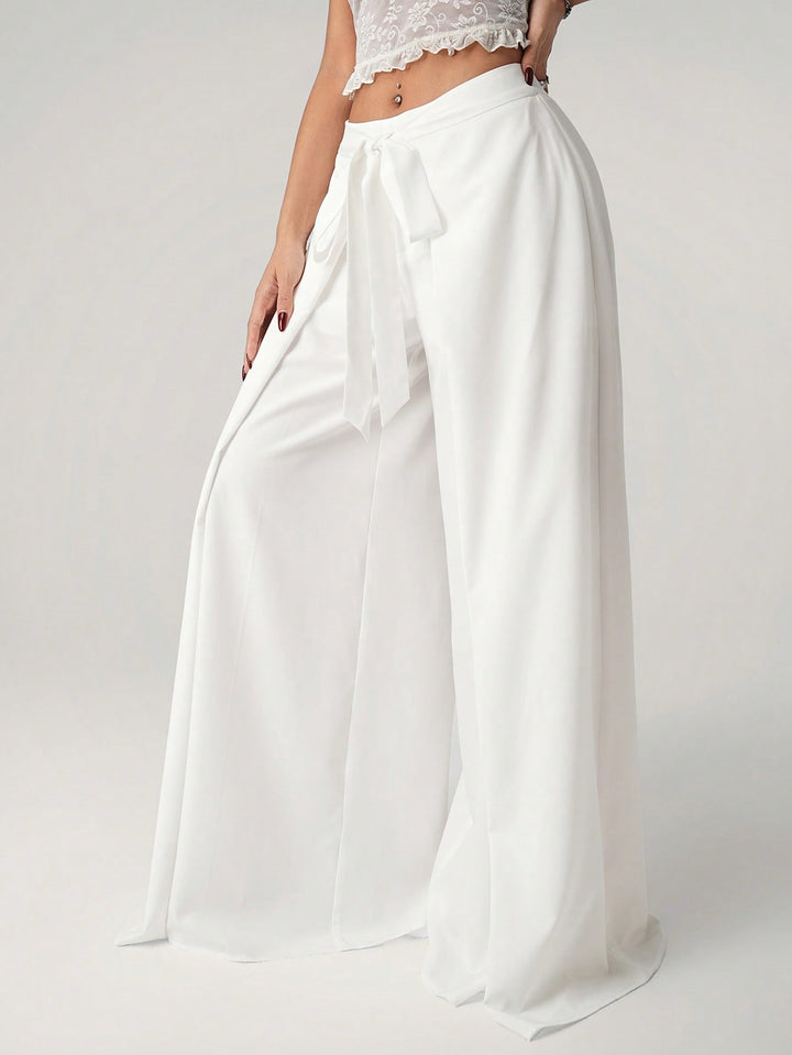 Pantaloni SHEIN, alb