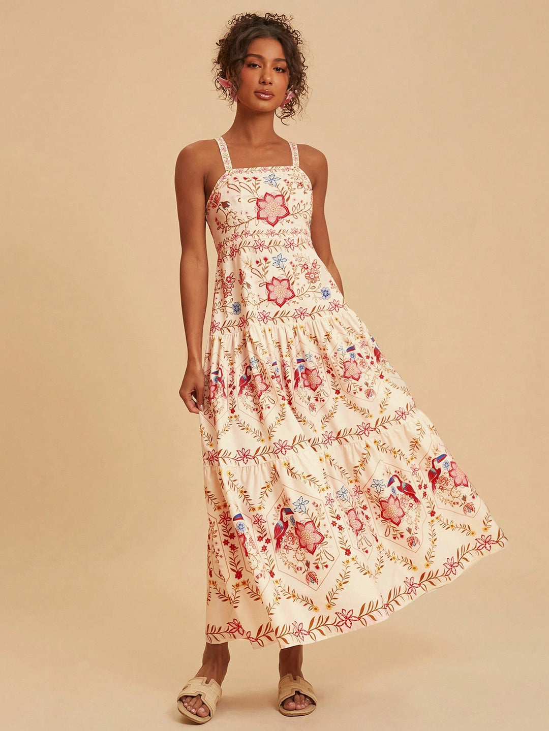 Rochie maxi SHEIN, mix culori