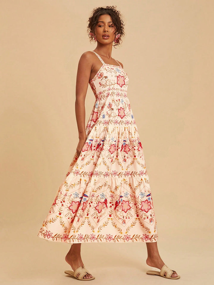 Rochie maxi SHEIN, mix culori