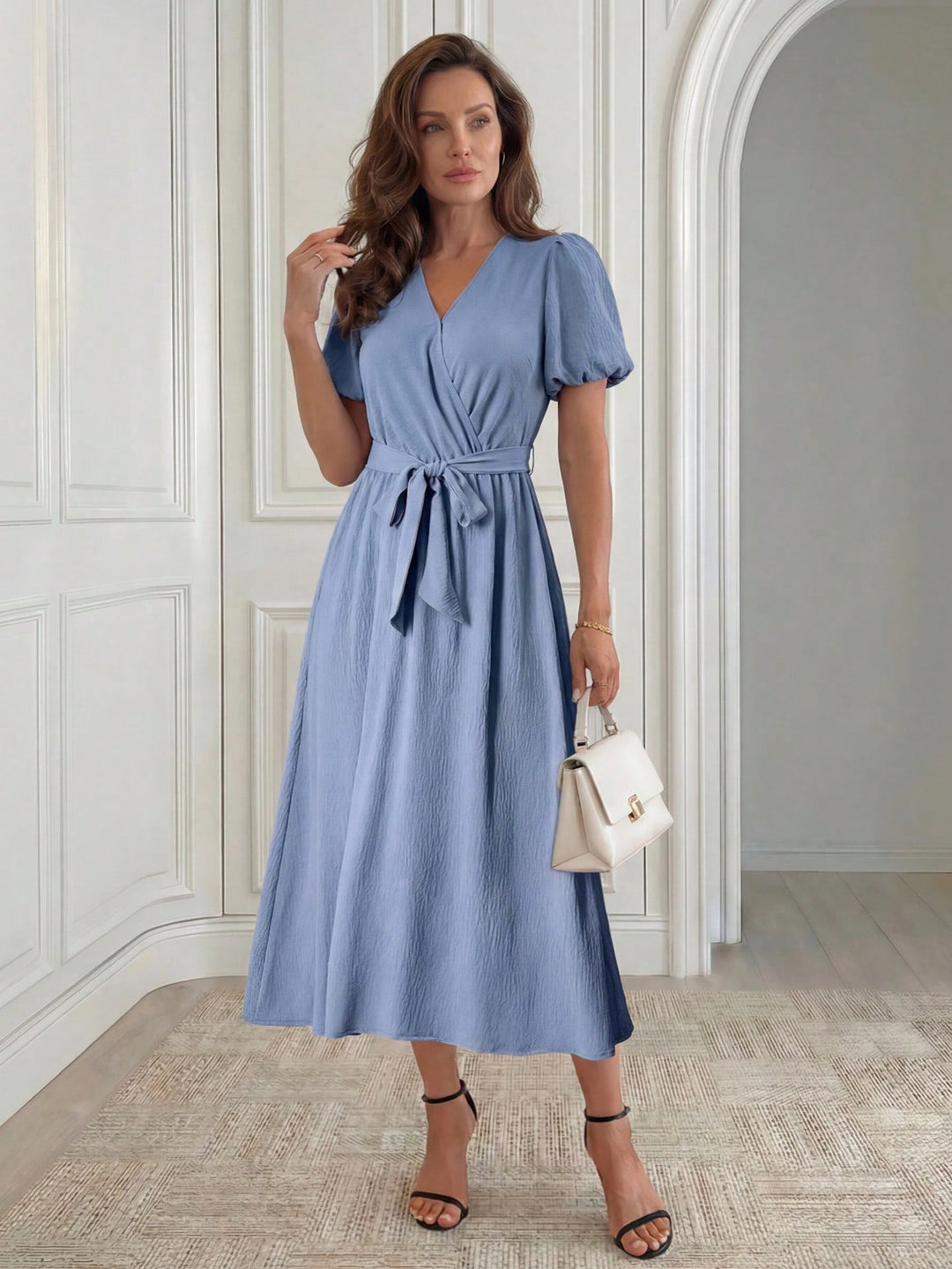 Rochie midi SHEIN, albastru