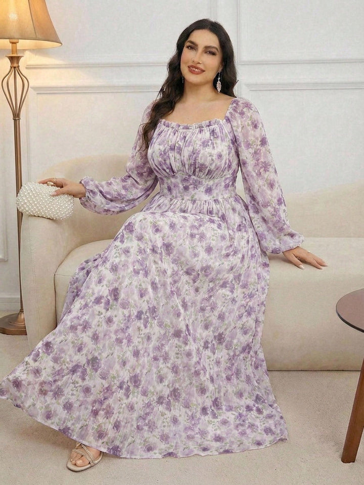 Rochie maxi SHEIN, mix culori