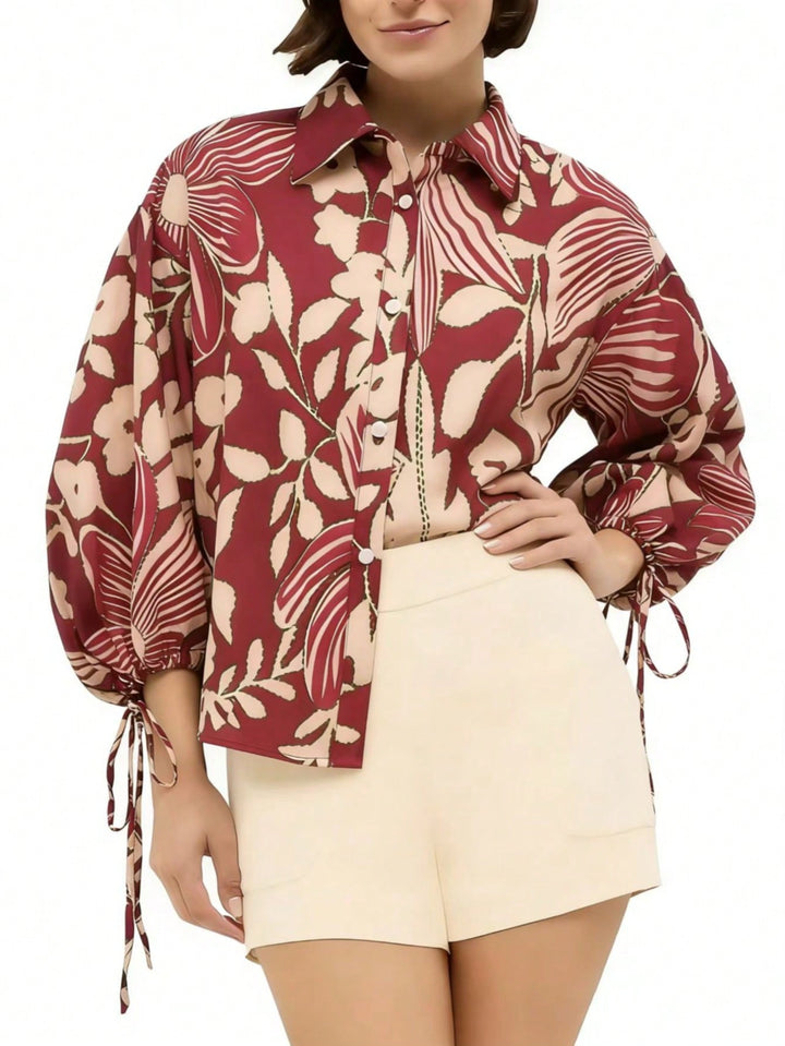 Bluza SHEIN, vișiniu