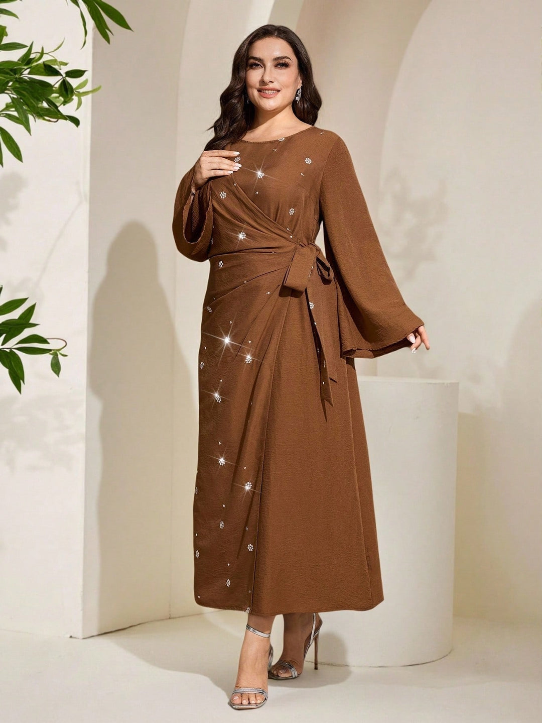 Rochie SHEIN, maro