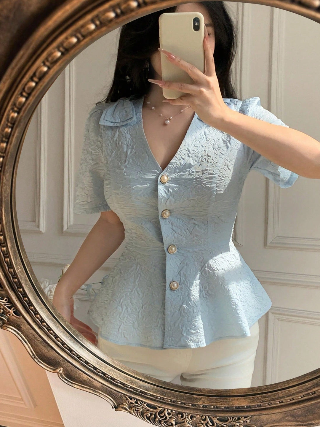 Top SHEIN, albastru