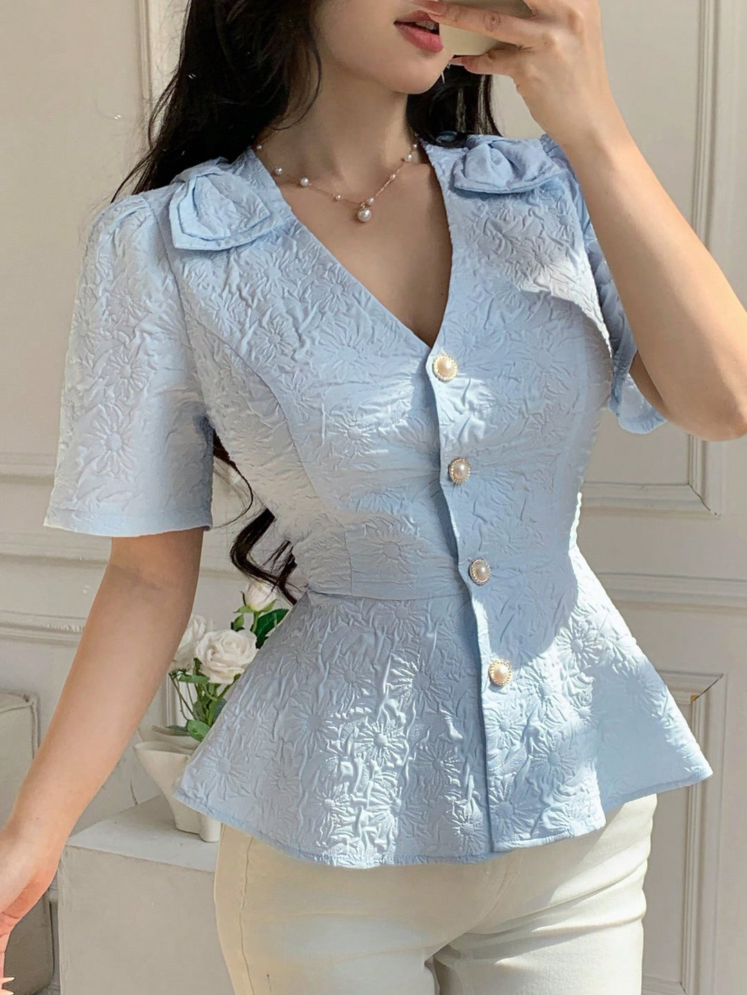 Top SHEIN, albastru