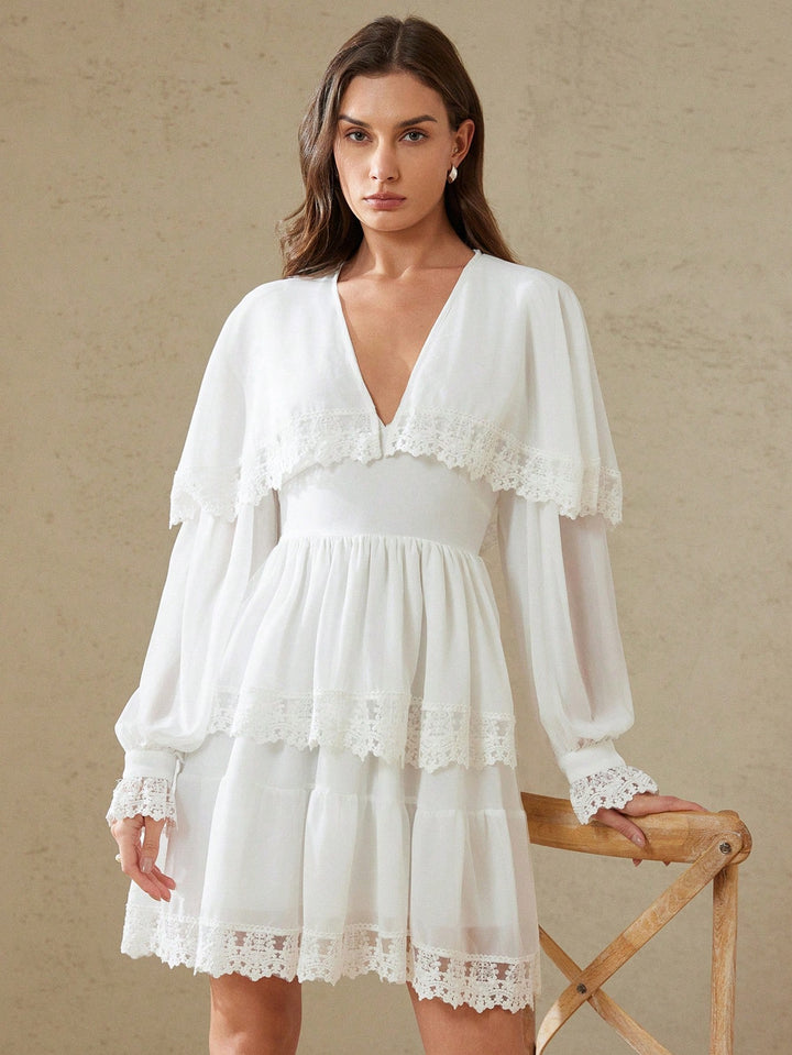 Rochie midi SHEIN, alb