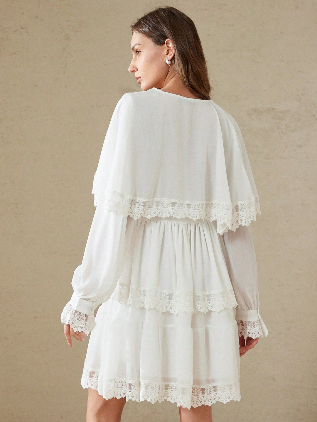 Rochie midi SHEIN, alb