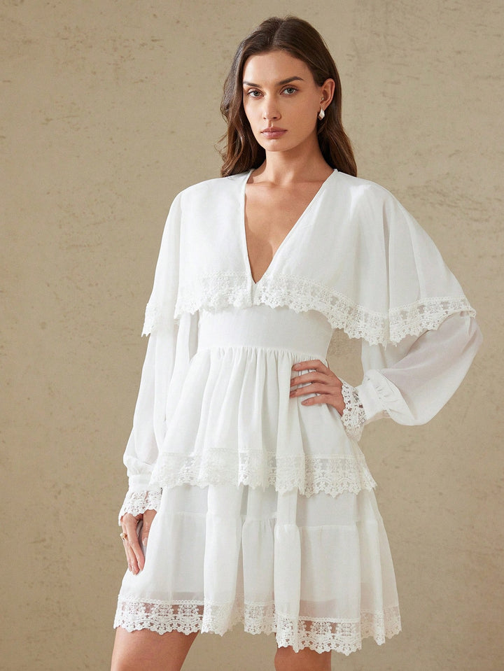 Rochie midi SHEIN, alb
