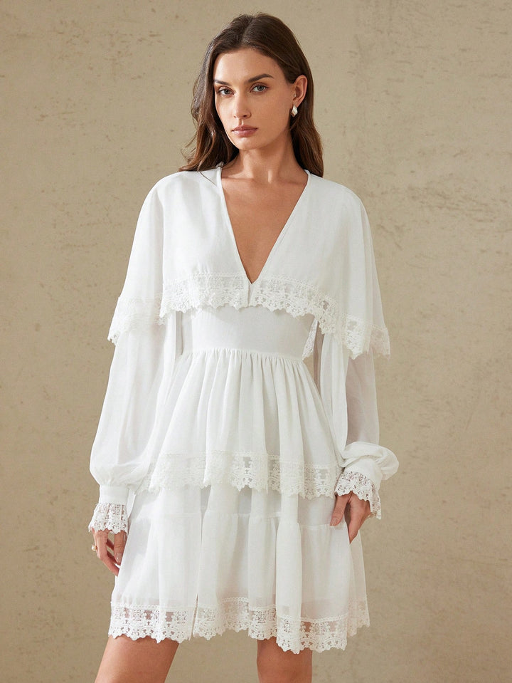 Rochie midi SHEIN, alb