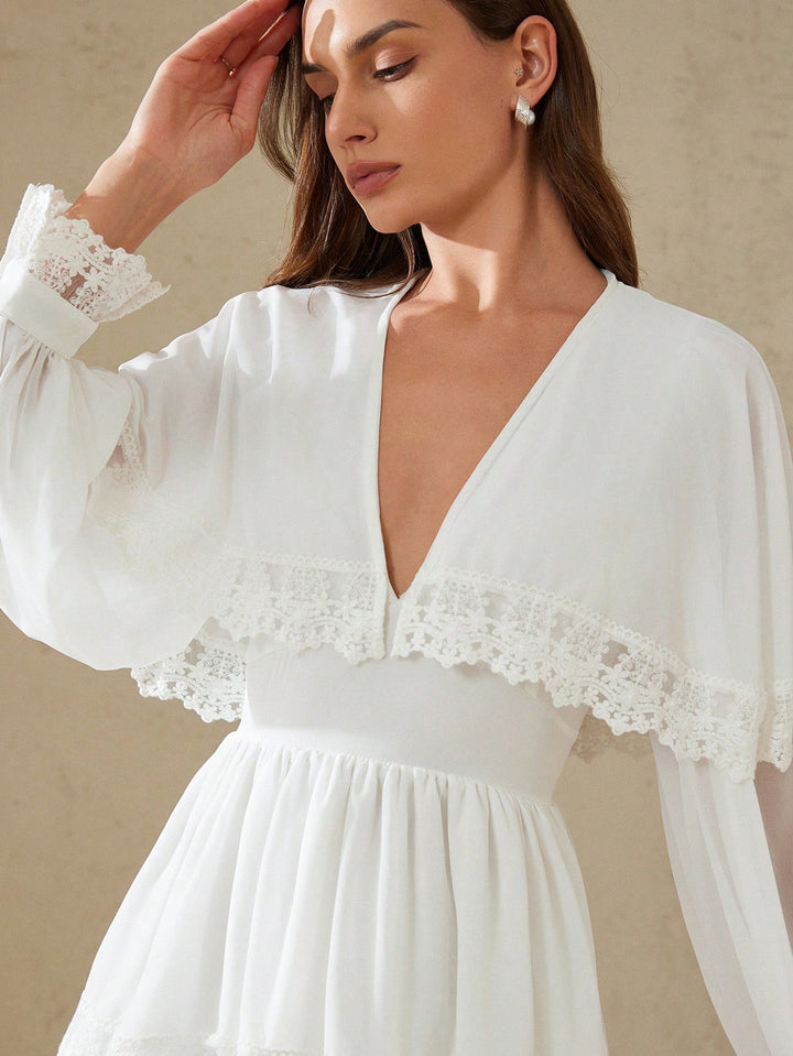 Rochie midi SHEIN, alb