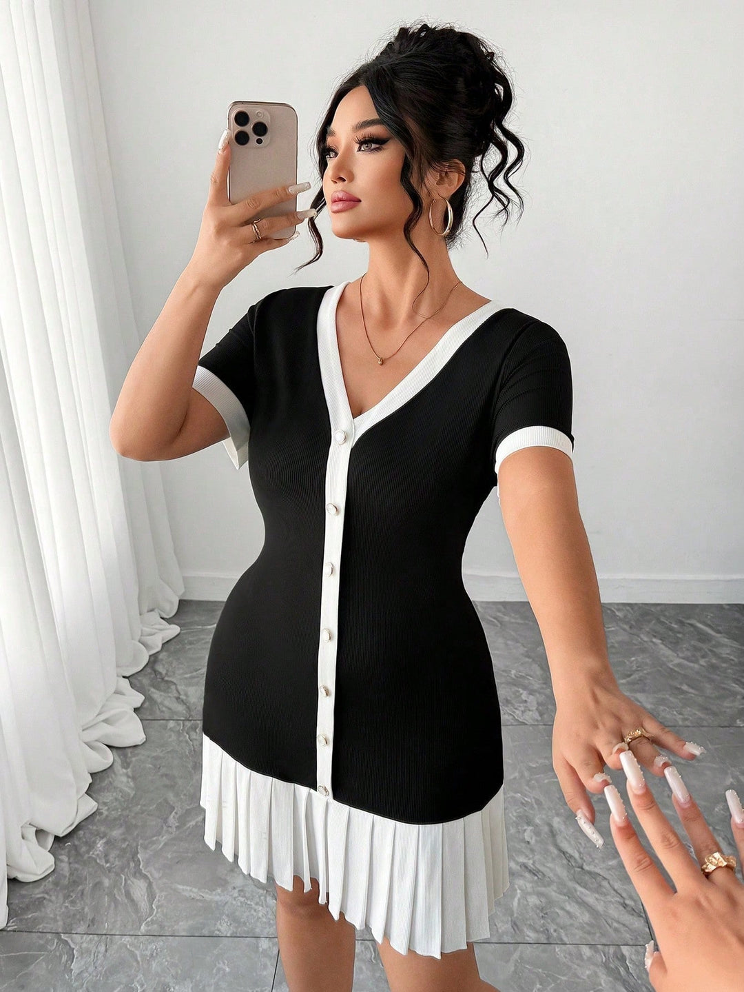 SHEIN ruha, fekete