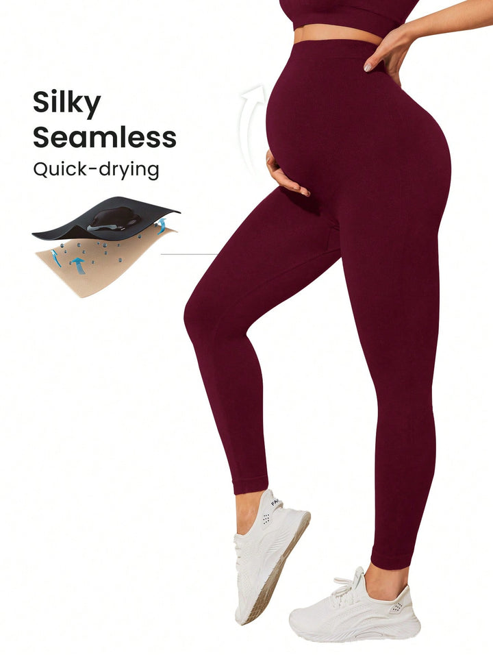 Pantaloni sport SHEIN, vișiniu