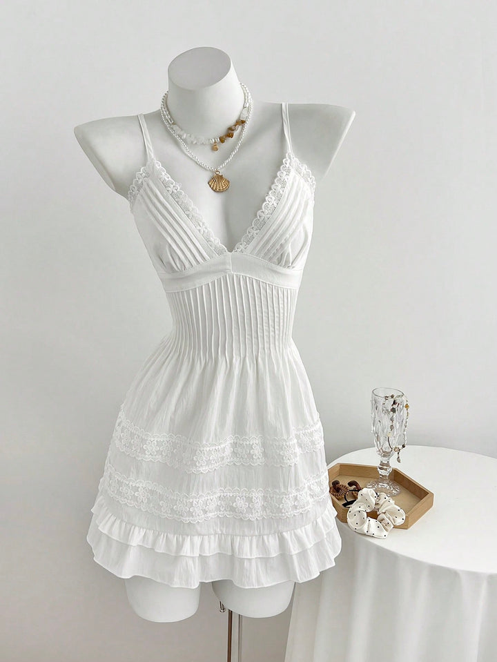 Rochie scurtă SHEIN, alb