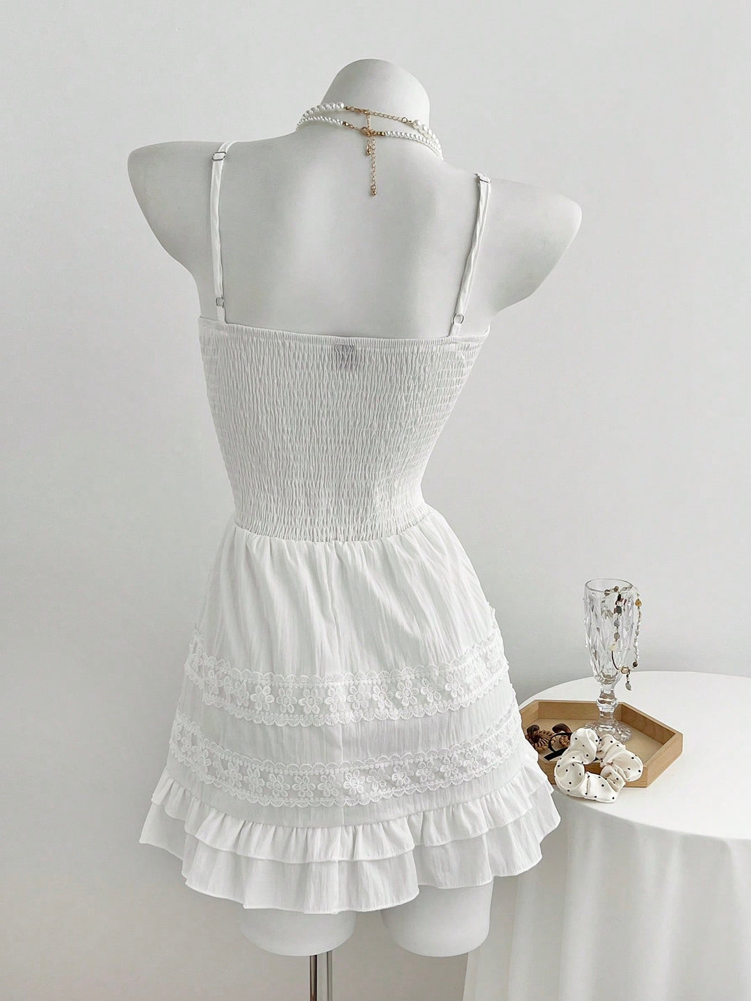 Rochie scurtă SHEIN, alb