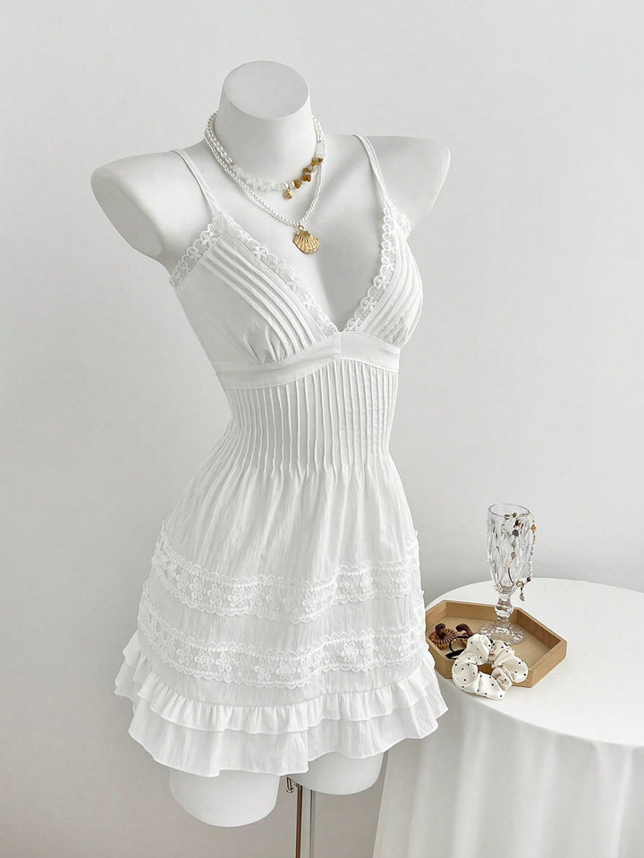 Rochie scurtă SHEIN, alb