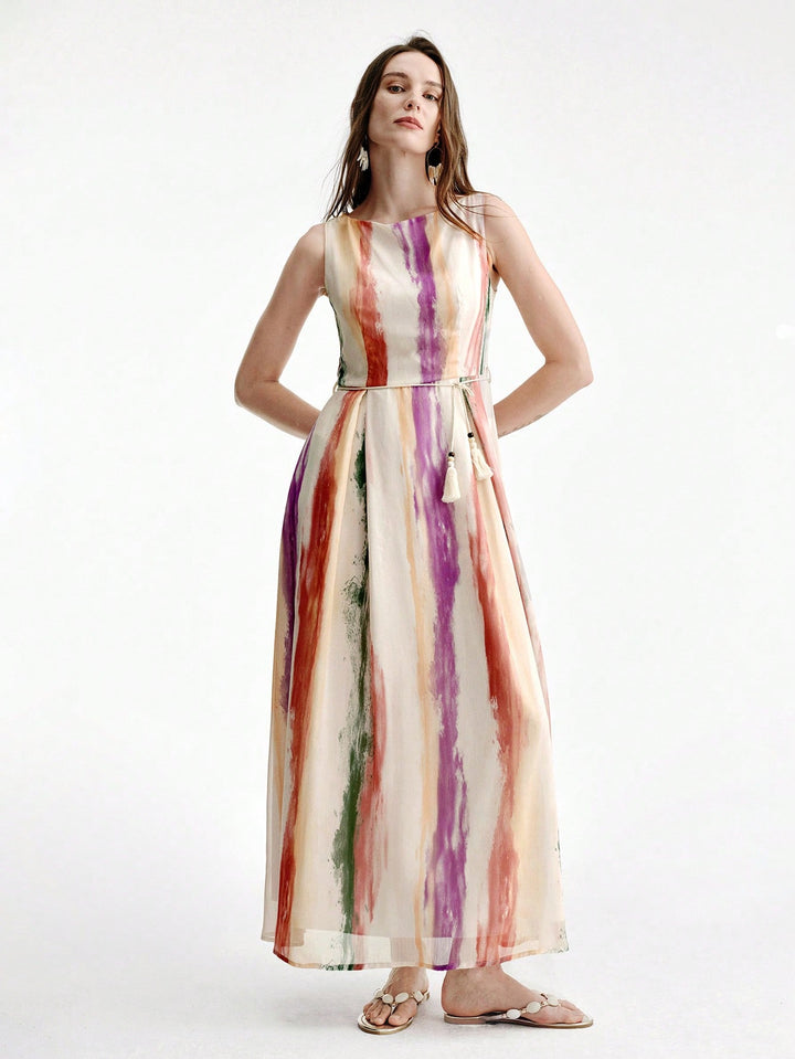 Rochie maxi SHEIN, mix culori