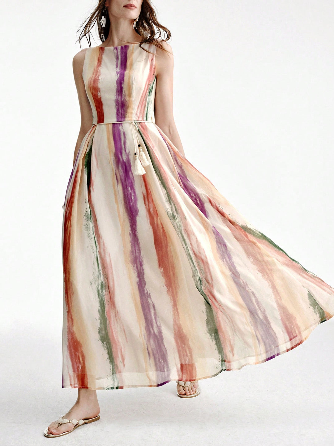 Rochie maxi SHEIN, mix culori