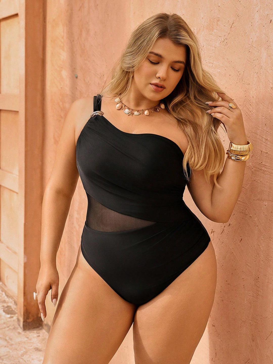 Costum de baie SHEIN, negru