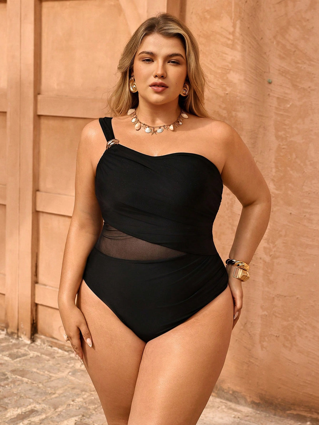 Costum de baie SHEIN, negru
