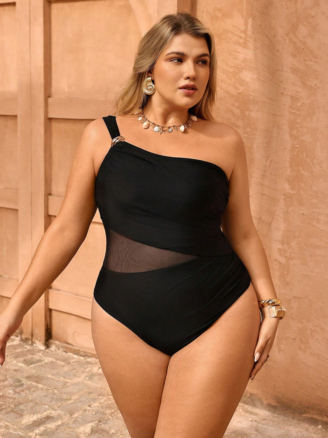 Costum de baie SHEIN, negru