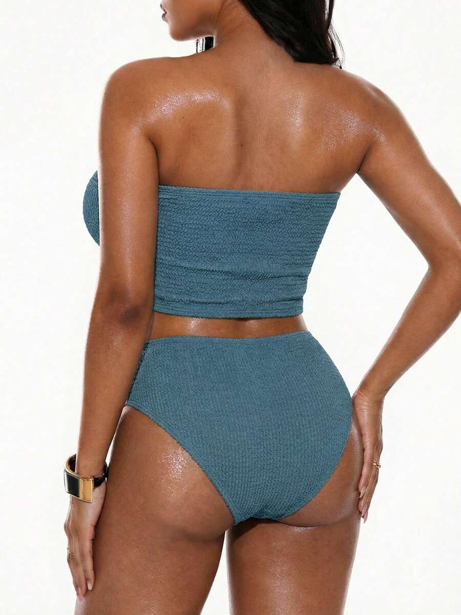 Costum de baie SHEIN, verde