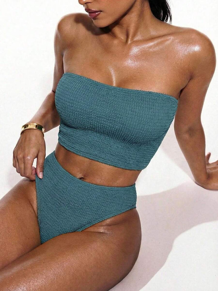 Costum de baie SHEIN, verde