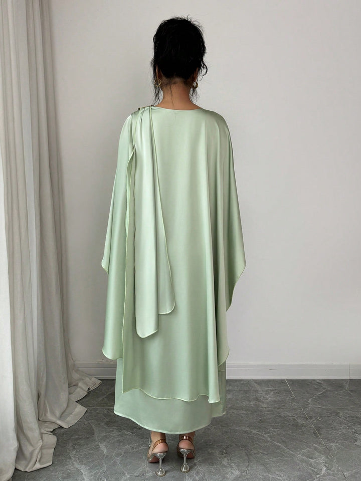 Rochie maxi SHEIN, verde