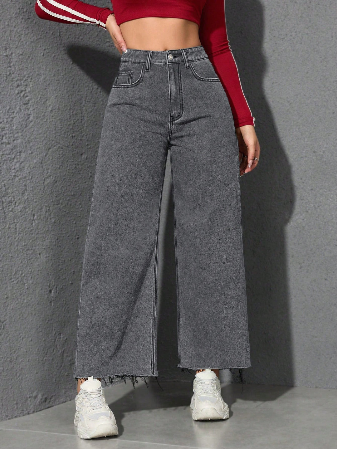Jeans SHEIN, gri