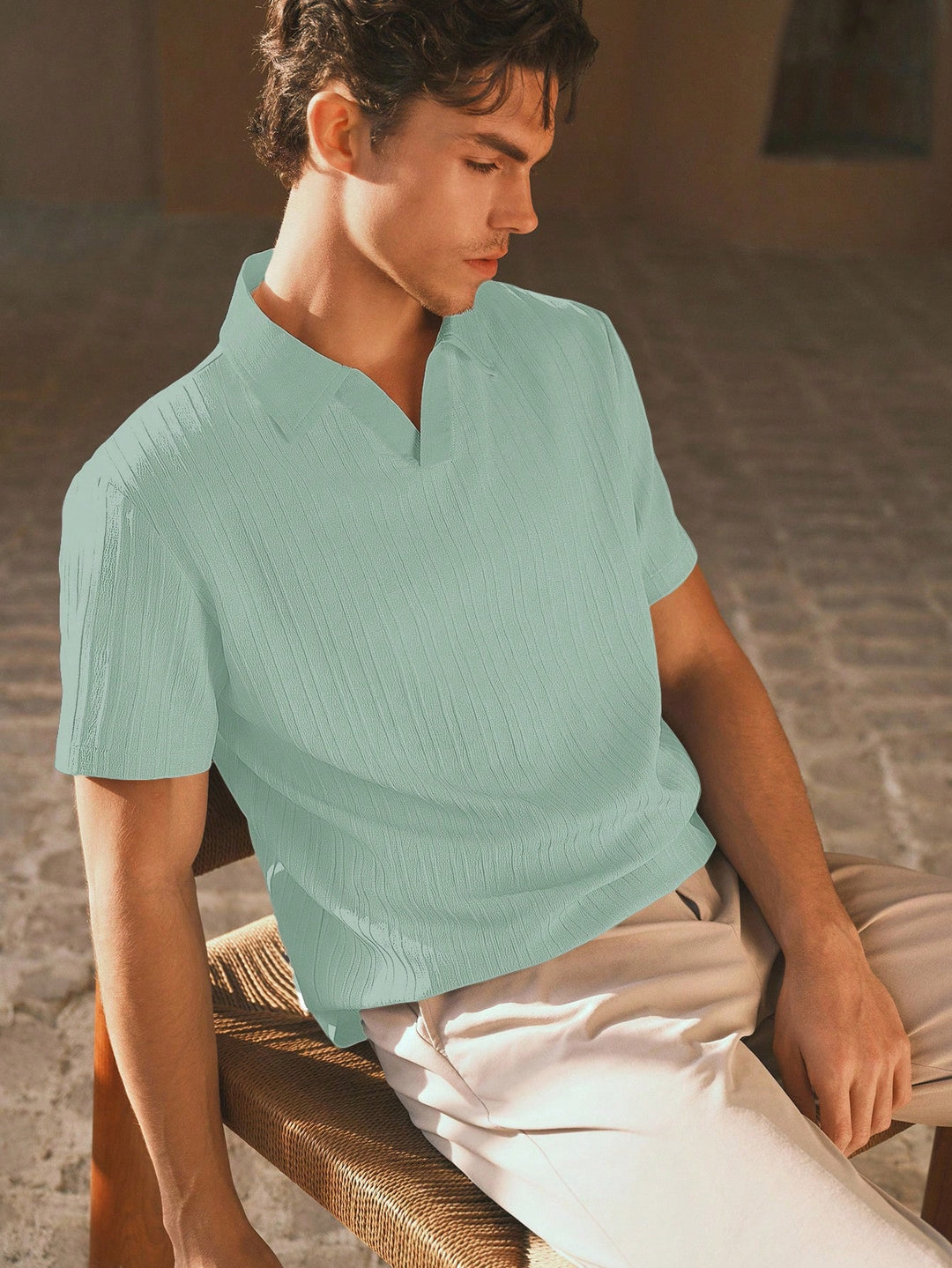 Tricou SHEIN, turcoaz