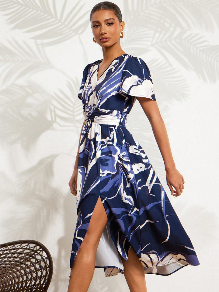 Rochie midi SHEIN, albastru
