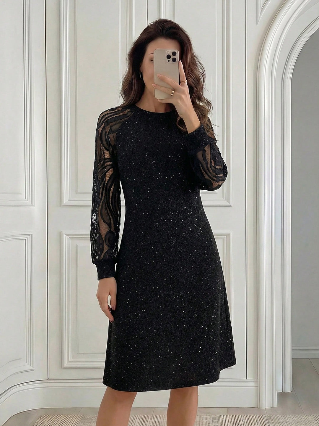 Rochie scurtă SHEIN, negru