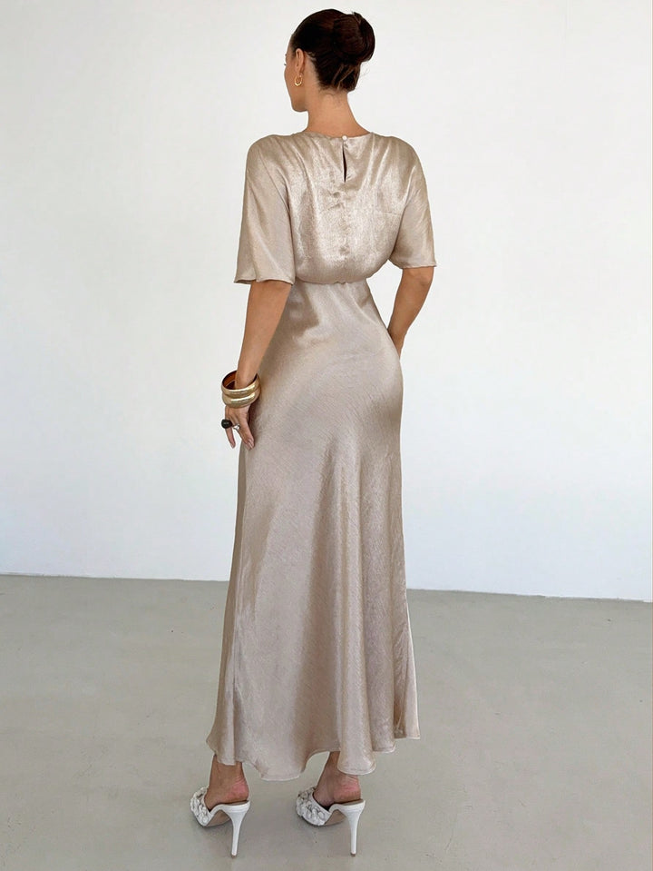 Rochie maxi SHEIN, bej