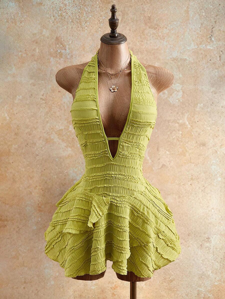 Rochie mini SHEIN, verde