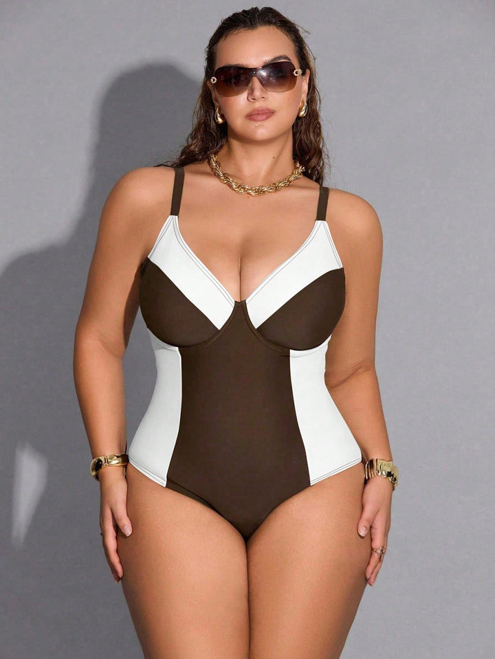 Costum de baie SHEIN, mix culori