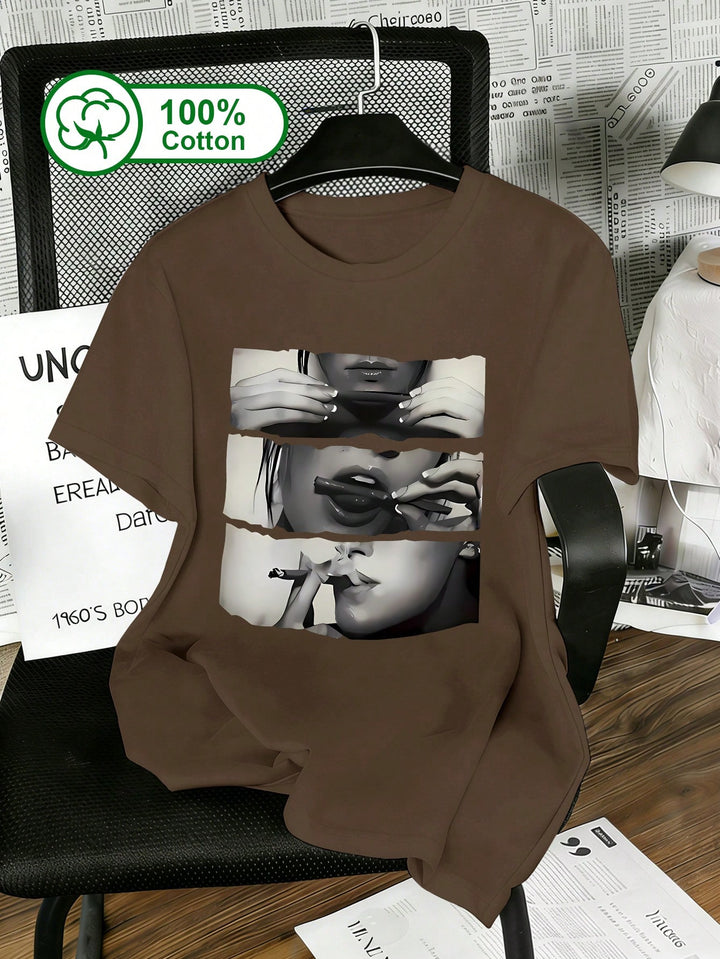 Tricou SHEIN, maro